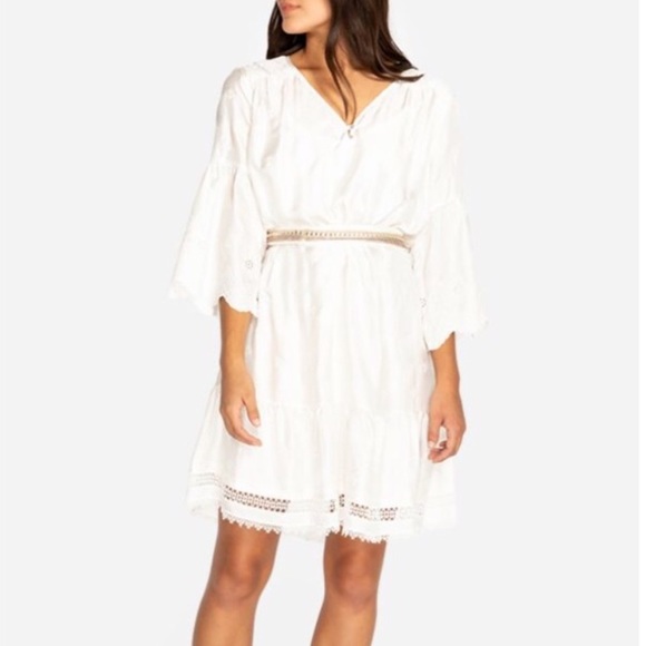 by johnny petal flip mini dress